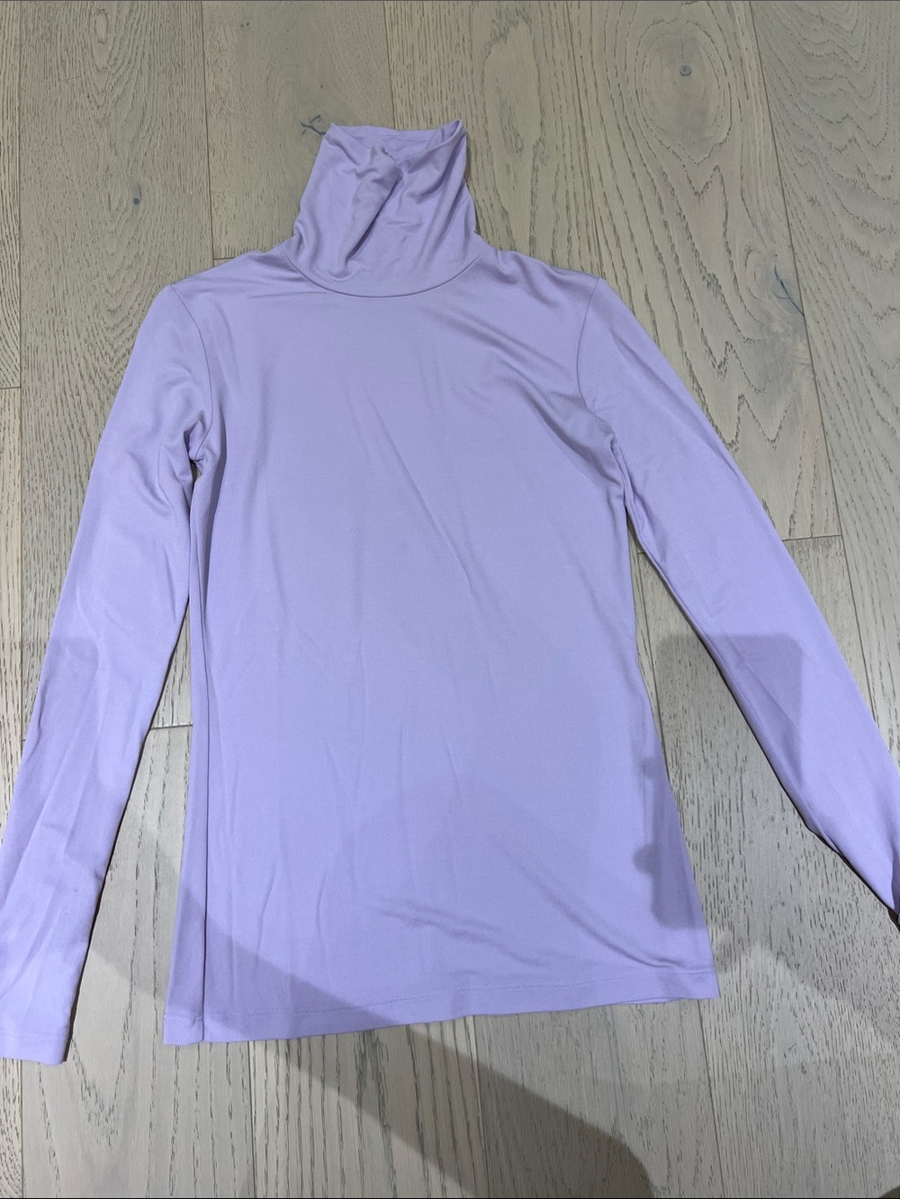 Women’s Lavender Long-Sleeve Turtleneck Tee